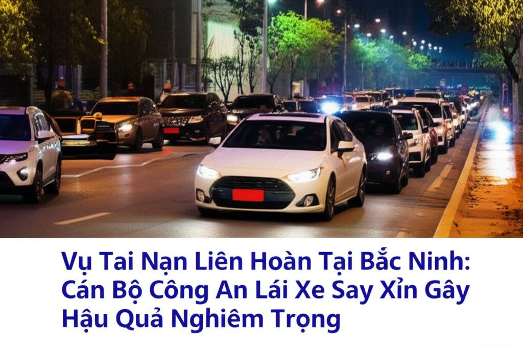 Vụ Tai Nạn Liên Hoàn Tại Bắc Ninh: Cán Bộ Công An Lái Xe Say Xỉn Gây Hậu Quả Nghiêm Trọng
